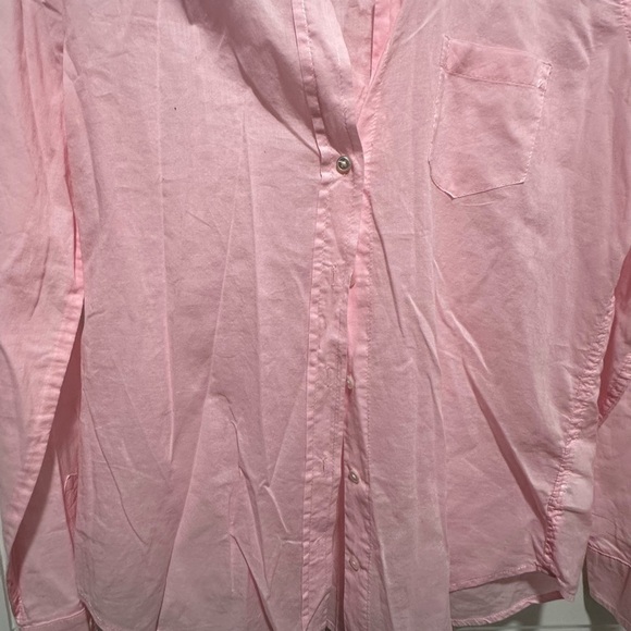 Lilly Pulitzer Women's Pink Button-Up Shirt 100% Cotton Size Small - Picture 4 of 5